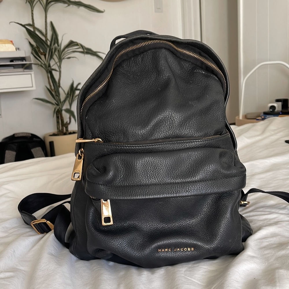 Marc Jacobs Varsity Backpack in Leather